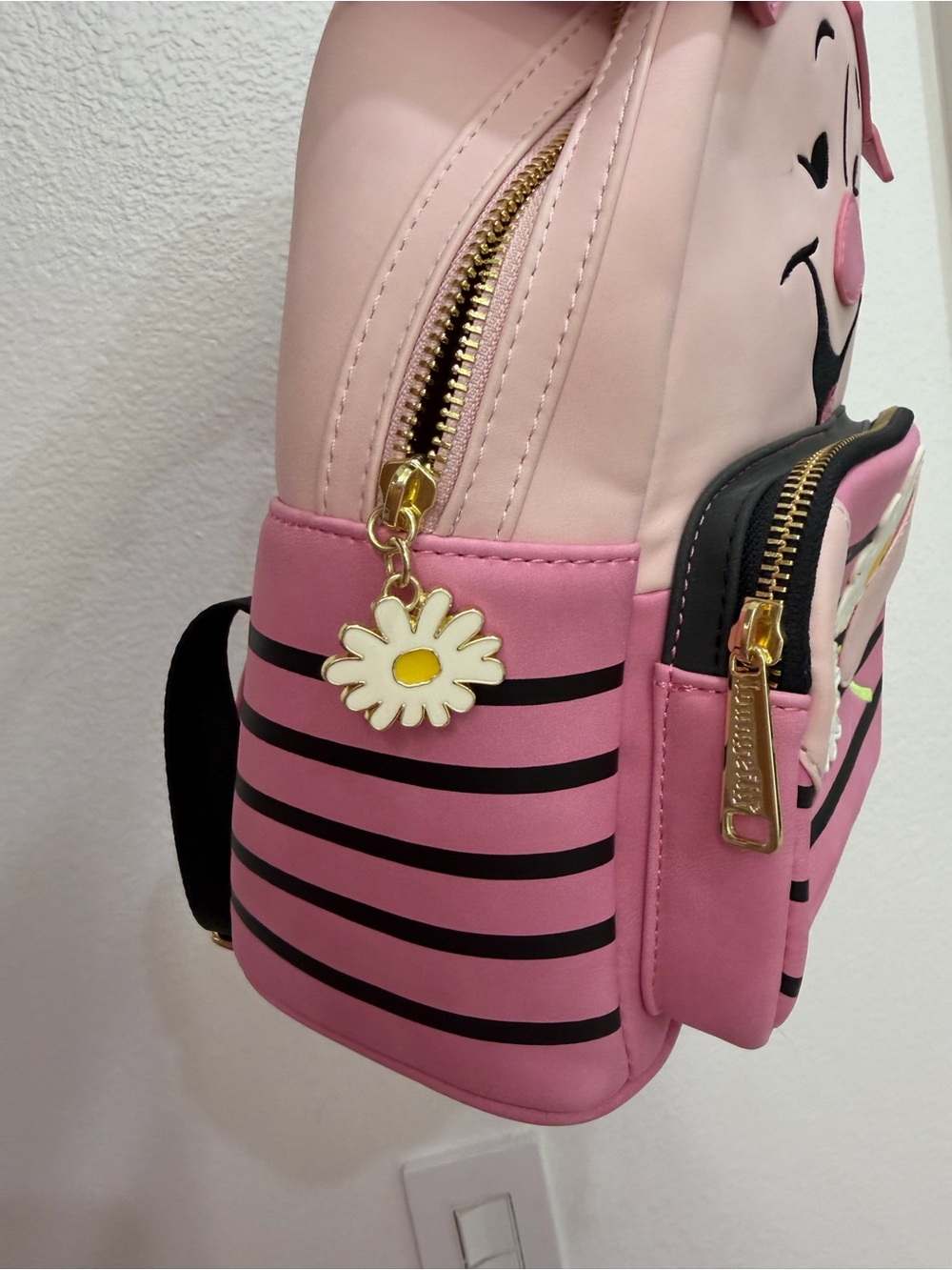 Like NEW Disney Piglet Loungefly Backpack - Picture 7 of 16